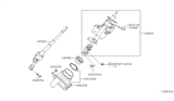 Diagram for 2004 Nissan Quest Steering Column - 48810-5Z000