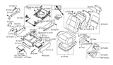 Diagram for 2006 Nissan Maxima Seat Heater Switch - 25500-ZK30C