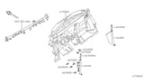 Diagram for 2005 Nissan Quest Dash Panels - 67900-CK000