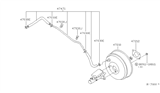 Diagram for Nissan Brake Booster Vacuum Hose - 47470-CK000