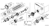 Diagram for 2005 Nissan Quest Needle Bearing - 31455-8Y00A