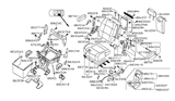 Diagram for 2008 Nissan Quest Seat Cushion - 88350-ZM10A