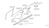 Diagram for 2007 Nissan Quest Door Seal - 76922-ZM00A