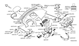 Diagram for 2004 Nissan Quest Glove Box - 68500-5Z100