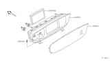 Diagram for Nissan Quest Speedometer - 24820-5Z110