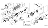 Diagram for 2006 Nissan Quest Needle Bearing - 31455-8Y000