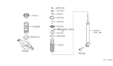 Diagram for Nissan Quest Coil Spring Insulator - 55338-CA000