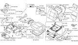 Diagram for Nissan Quest Armrest - 87700-ZF400