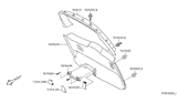 Diagram for 2006 Nissan Quest Door Handle - 90940-ZM70A