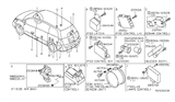 Diagram for Nissan Titan TPMS Sensor - 40700-JA01B