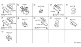 Diagram for 2009 Nissan Quest Fuel Line Clamps - 17571-CK001