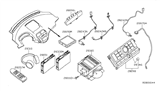 Diagram for 2006 Nissan Quest Antenna Cable - 28243-ZM00B