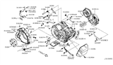 Diagram for Nissan Transfer Case Cover - 31395-CK70A