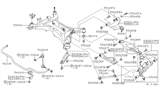 Diagram for 2004 Nissan Quest Rear Crossmember - 55400-CK000