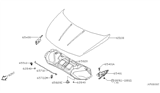 Diagram for 2006 Nissan Quest Lift Support - 65771-5Z000