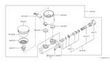 Diagram for Nissan Master Cylinder Repair Kit - 46063-10F00