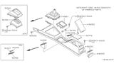 Diagram for Nissan 300ZX Ashtray - 96511-01F02