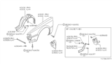 Diagram for 1987 Nissan 200SX Spoiler - 63852-18F00
