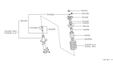 Diagram for Nissan 200SX Shock And Strut Mount - 54320-01F00