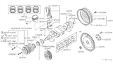 Diagram for 1982 Nissan Datsun 810 Rod Bearing - 12111-D0200