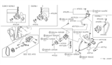 Diagram for 1987 Nissan 200SX Power Steering Hose - 49723-01F01