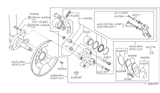 Diagram for 1992 Nissan Hardbody Pickup (D21) Brake Pad Set - D1060-11P28