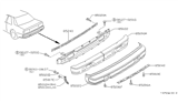 Diagram for Nissan 200SX Bumper - 85050-06F25