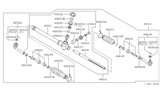 Diagram for 1985 Nissan 200SX Steering Gear Box - 48010-06F00