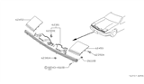 Diagram for 1987 Nissan 200SX Headlight Cover - 62453-30F00