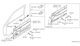 Diagram for Nissan 200SX Armrest - 80940-06F00