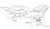 Diagram for 1987 Nissan 200SX Side Marker Light - 26191-06F00