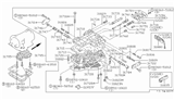 Diagram for 1985 Nissan 200SX Valve Body - 31705-X8604