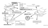 Diagram for 1984 Nissan 200SX Emblem - 78894-18F00