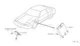 Diagram for 1987 Nissan 200SX Engine Control Module - 22611-32F03