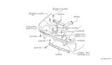 Diagram for 1985 Nissan 200SX Air Duct - 62860-01F10