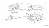 Diagram for 1985 Nissan 200SX Coolant Temperature Sensor - 25086-07F00