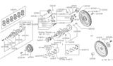 Diagram for 1988 Nissan Stanza Crankshaft Gear - 13021-D0100