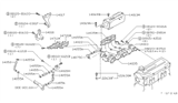 Diagram for 1984 Nissan 200SX Intake Manifold - 14013-02F00