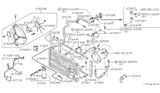 Diagram for Nissan Stanza HVAC Pressure Switch - 92225-W3400