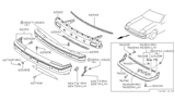 Diagram for 1988 Nissan 200SX Bumper - 62022-30F26