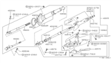 Diagram for 1989 Nissan Sentra Steering Column Cover - 48096-01F00