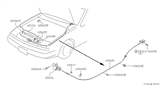 Diagram for 1985 Nissan 200SX Hood Latch - 65601-06F00