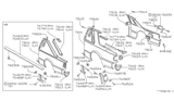 Diagram for Nissan 200SX Spoiler - 76881-18F10