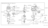 Diagram for 1988 Nissan 200SX Distributor - 22100-18F04