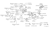 Diagram for 1986 Nissan 200SX Speedometer - 24820-07F03