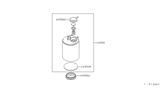 Diagram for Nissan 200SX Vapor Canister - 14950-32F01