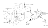 Diagram for 1986 Nissan 200SX Power Steering Hose - 49717-32F00