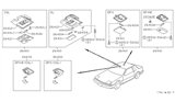 Diagram for 1984 Nissan 200SX Dome Light - 26410-17F00