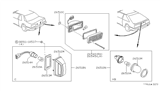 Diagram for 1985 Nissan 200SX Light Socket - 26519-01F00