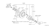 Diagram for 1986 Nissan 200SX Brake Disc - 40206-03P14